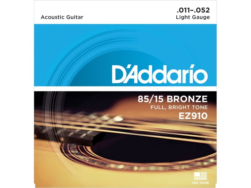 Струны для акустической гитары D’ADDARIO EZ910